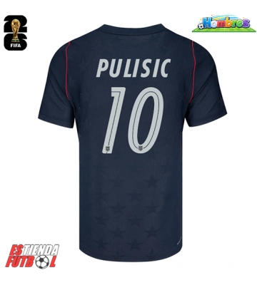 Estados Unidos Christian Pulisic #10 Segunda Equipación Mundial 2026 Manga Corta